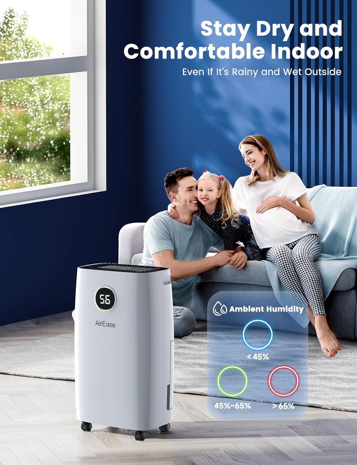 AirEase 12L/Day Dehumidifier for Home - Image 7